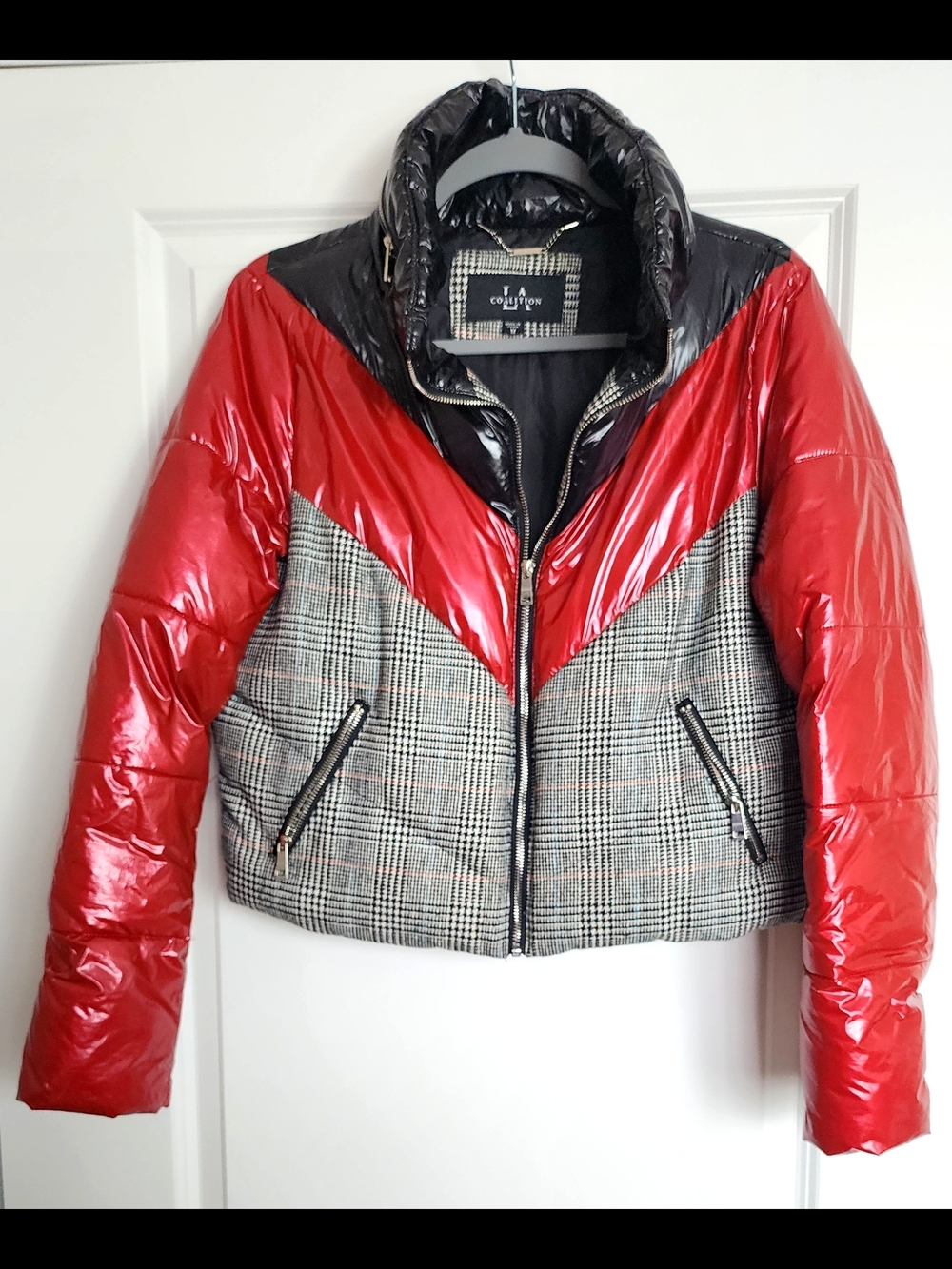 LA Coalition Vintage Puffer Jacket – Size M